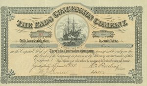 Single Share of Stock Issued to Louis How by Unknown
